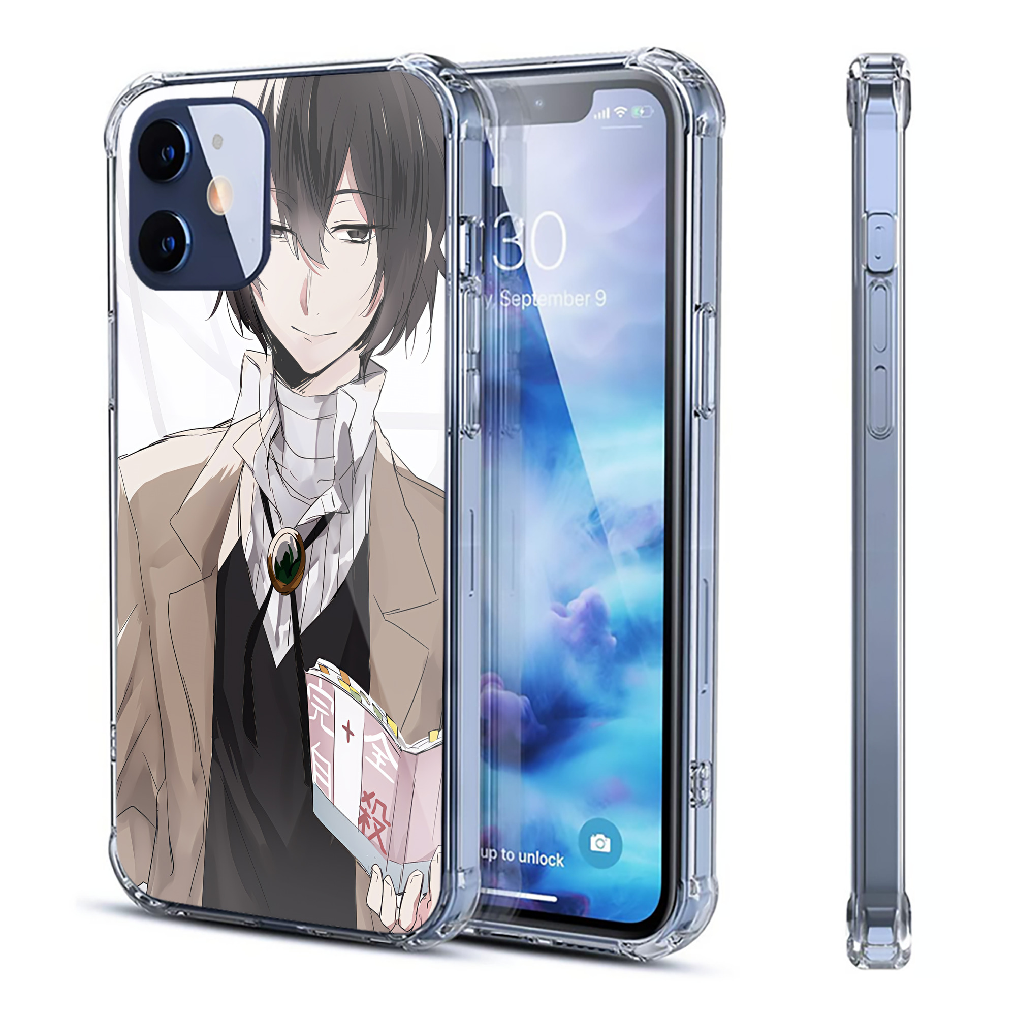 （画像用） 文豪ストレイドッグス Bungo Stray Dogs 【iPhone 12シリーズ対応】透明スマホケース（クリアソフトケース）